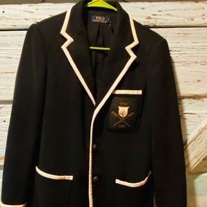Women’s Ralph Lauren Crested Pocket Blazer